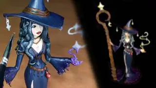 Making A Celestial Witch, Mother of the Stars : Polymer clay Tutorial