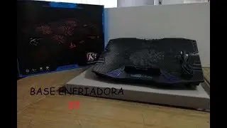UNBOXING BASE ENFRIADORA K5 | ICE COOLER /para laptop