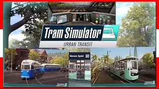 Tram Simulator Urban Transit [00] NEUER Stra&szlig;enbahn SIMULATOR erschienen! | Gameplay [PC|Deutsch]