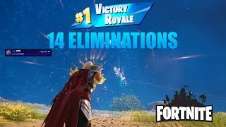 Fortnite Chapter 5 Season 1 Victory Royale Solo 14 Elims using the Shredder skin - 2024.03.05