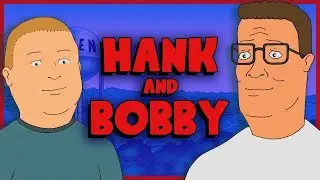 Hank Hill And Bobby Hill Singing Whiskey Glasses