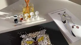 ПРОЦЕСС СОЗДАНИЯ КАРТИНЫ ART AREA &ndash; НАБОР WHITE OWL