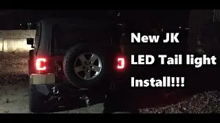 How to install LED tail lights Jeep Wrangler JK