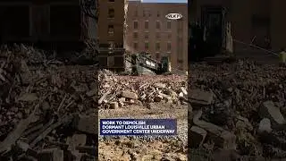 Demolition of Urban Government Center in Louisville resumes