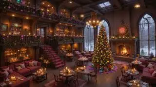 A Calm Snowy Day in a Cozy Home with Fireplace Sounds for Relaxation, Reading & Deep Sleep