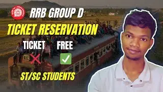 Travel Pass Se Reservation Kaise Kare || RRB GROUP D EXAM || ST/ SC STUDENTS 