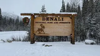 Alaska 6 hours drive anchorage - Denali mountains - Fairbanks - March End Week