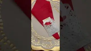 DIY Valentine&rsquo;s Day Place Setting #diy #shortsvideo #valentinesday #decoration