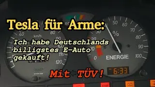 Tesla für Arme (Peugeot 106 electric, electrique) Teil 1: Billigstes günstigstes Elektroauto mit TÜV