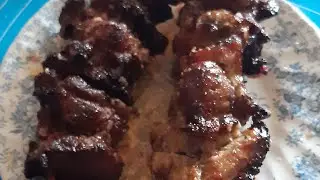 Brochettes de viande &agrave; l&acute;air fyer