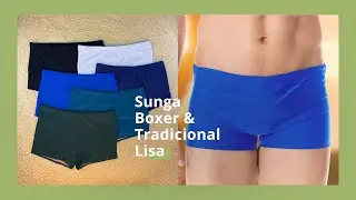 Sunga Boxer & Tradicional Masculina Lisa | Ilha Rio #modapraia #modamasculina