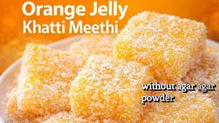 Mouth melting homemade orange jeli #orangejelly#orangejeli#jellyrecipe