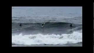 Winter Surfing at Jenness State Beach