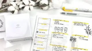 B6 Stalogy Preplan with Me & Phomemo Unboxing/Review | Thermal Pocket Printer