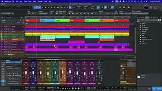 Реверсирование трассы или мероприятия в Studio One Pro 7