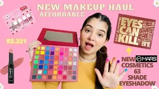 New Affordable Makeup Haul First Impressions || New Mars Cosmetics Eyes Can Kill Eyeshadow Palette