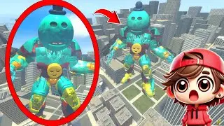 My drone CATCHES DOEY ROBOT POPPY PLAYTIME chapter 4 in REAL LIFE in Garry's Mod