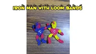 how to make Iron man with loom #tutorial |MRINI.B| part 1