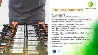 Barriers and drivers for repurposing of EV batteries