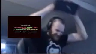 When You Hack On Blocksmc And You Keep Getting Staff Banned Every game So You Rage Quit.