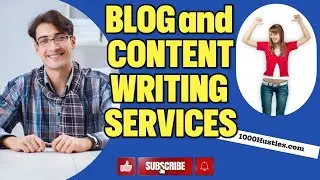 1000 Hustles: Blog and Content Writing Services - Earn extra $$ income with side jobs!