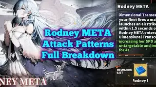 Rodney META Bossfight Analysis. Attack Pattern Showcase [Azur Lane]