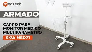 Instalaci&oacute;n Carro para Monitor Medico Multiparametro | SKU: MED71