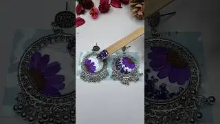 How to Make Resin Jhumka 🥰 How to Make Resin Earring Jhumka 🥰 UV Resin Jhumka 🥰 #jhumka #earrings