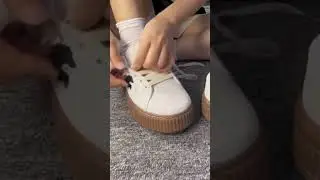 How to Put Laces in Puma Sneakers #shoelacetying #shoelaces #pumasneakers #pumas #shoelacetiestyle