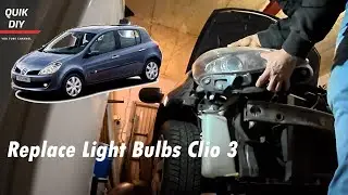 Clio 3 light bulb change