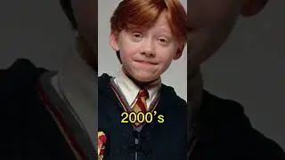 Then vs now #harrypotter #ronweasley #rupertgrint