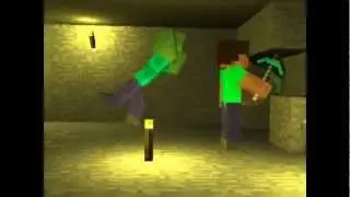 Minecraft Zombie Parkour (Blender Animation)