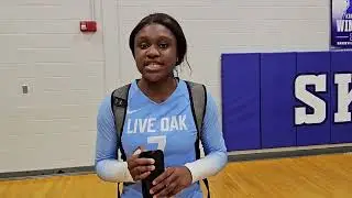 Live Oak's Da'Miaya Dunn talks about their historic season after their playoff loss on Nov. 6.
