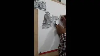 shahi qila main gate sketch. Artist WASEEM MIRZA. #art