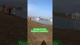 Rubber athlete skydiver landed hard | TheSkydivingChannel #shorts #canopypiloting #epicfail