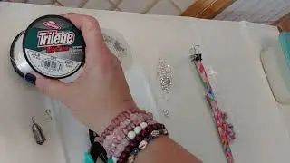 Paper bead.How to string and prepare for glazing