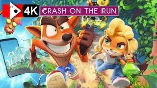 Crash on the run | Survival Record  |  Gameplay FULL RUN #tgameplay4k