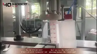 Automatic capping system for large containers|YQ machinery in line cap tightening machine