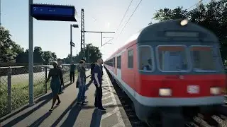 Riding a train in Germany from Bremen Station, Calming Ride During the Daytime 🚂