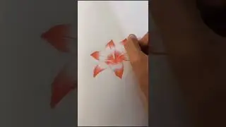 Colour pencil flower drawing🌺