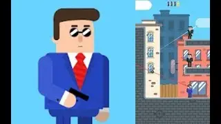 Mr Bullet - Spy Puzzles - Gameplay - Android / Mobile game by Lion Studios