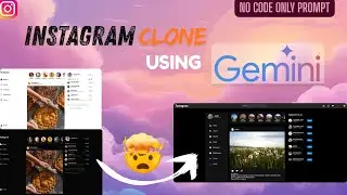 🤯 Instagram Clone (Full Website) Using Some Gemini Prompts &ndash; HTML, CSS AND JavaScript | No framework