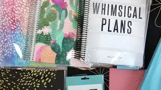 Erin Condren 2017-2018 New Planner Walkthrough, Haul, Review