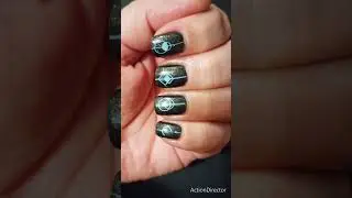 Light Blue Serenity.  #nailartstampingtutorial #uprettego #colorclub #clearjellystamper