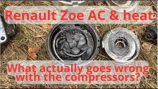 What is going wrong with the Renault Zoe AC Compressors? No Heat pump failure EV Repair Electric Car
