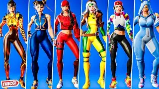 Fortnite Made You Look Emote Showcase With All Top 250 Thicc Girl Skins 🍑😍 New Icon Series Dance 🔥