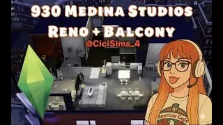 The Sims 4 | 930 Medina Studios | Reno + Balcony