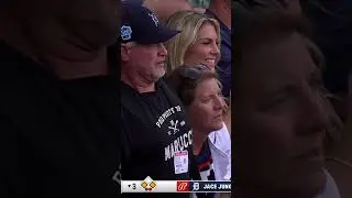 Jace Jung collects his first MLB hit with his parents in the stands! 👏
