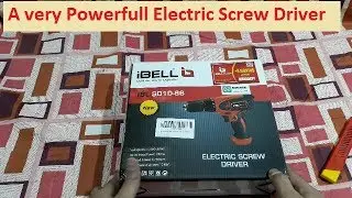 iBELL Electric Screwdriver Model: IBL SD10-85/86 Unboxing & Testing