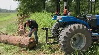 MAXXTUFF 3-Point LOG SKIDDER DELUXE WITH CHAIN AND 2